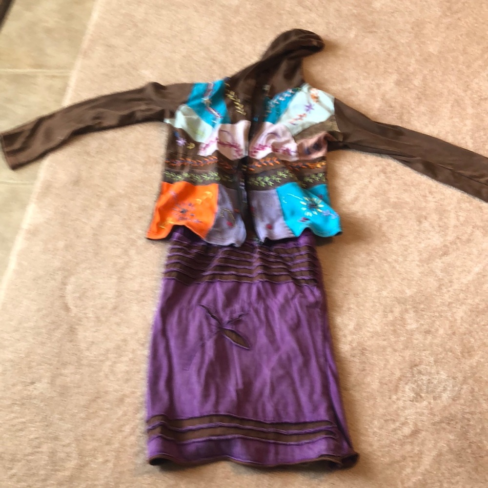 Matching jacket and skirt